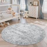 Soalmost Washable Area Rug 8x10, Large Soft Rugs for Living Room Vintage Beige Carpet 8x10 Area Rugs for Bedroom Dining Room Non - Slip Stain Resistant Under Table Rug - Homesidy.com