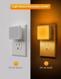 L LOHAS LED Night Lights Plug into Wall 2 - Pack, 0.3W Plug in Night Light, Dusk to Dawn, 3000K Soft White, Bright Nightlight Auto - On/Off, for Adults Kids Room Bedroom Bathroom Hallway Kitchen, Non - Dim - Homesidy.com