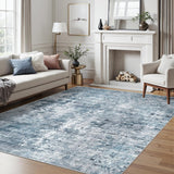 Soalmost Washable Area Rug 8x10, Large Soft Rugs for Living Room Vintage Beige Carpet 8x10 Area Rugs for Bedroom Dining Room Non - Slip Stain Resistant Under Table Rug - Homesidy.com