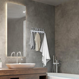 Kuhome Over The Door Hooks, Towel Holder for Bathroom, Door Mount Towel Rack Towel Hooks for Bedroom Beach Towels Bathrobe Wall Mount Hang on The Door Cabinet Cupboard Metal Sandblasted (Black) - Homesidy.com