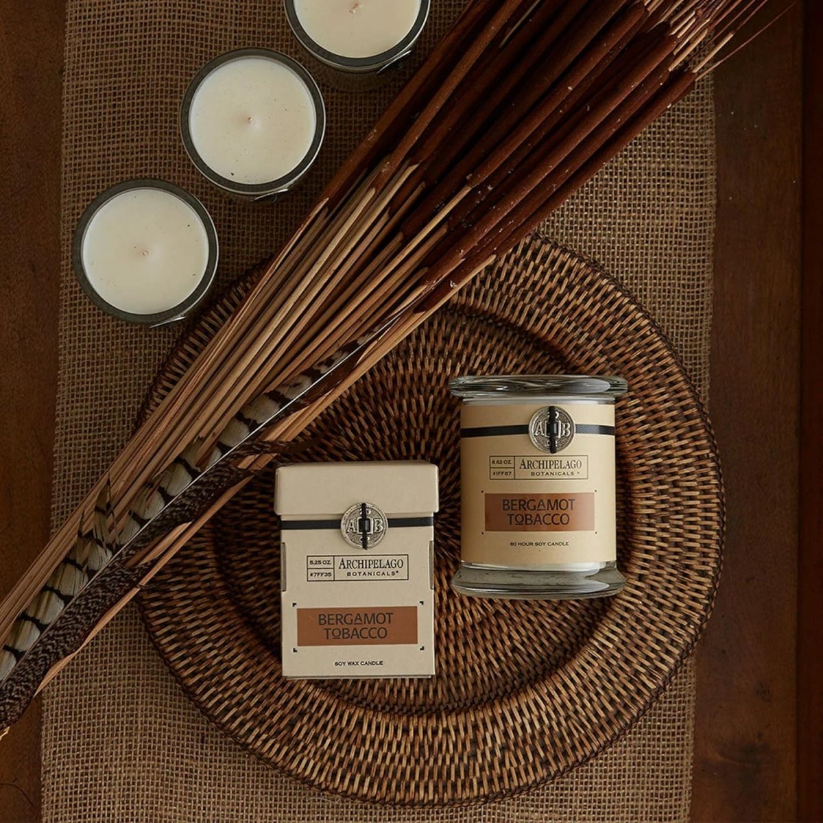 Archipelago Botanicals Scented Candle Hand - Poured Premium Wax, Burns Approx. 60 Hours, Pineapple Ginger, Soy Candle in Glass Jar, 4.5 Inch, 8.6 oz - Homesidy.com