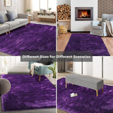 Shag Area Rugs for Bedroom Living Room,4X6 Ultra Soft Fluffy Area Rugs for Dorm, Indoor Carpet Nursery Rugs for Kids Girls Room Home Decor,Pink - Homesidy.com