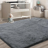 Shag Area Rugs for Bedroom Living Room,4X6 Ultra Soft Fluffy Area Rugs for Dorm, Indoor Carpet Nursery Rugs for Kids Girls Room Home Decor,Pink - Homesidy.com