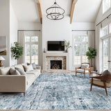 Soalmost Washable Area Rug 8x10, Large Soft Rugs for Living Room Vintage Beige Carpet 8x10 Area Rugs for Bedroom Dining Room Non - Slip Stain Resistant Under Table Rug - Homesidy.com