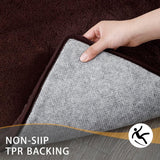 MINIDEAR Bathroom Rugs 24x17 Light Grey - Thick Elastic Foam Bath Mat, Ultra Soft &amp; Plush Fluffy, Non - Slip, Quick Dry, Absorbent Washable Floor Microfiber Mat for Tub, Home Decor Accessories - Homesidy.com
