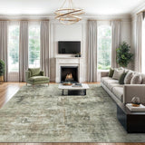Soalmost Washable Area Rug 8x10, Large Soft Rugs for Living Room Vintage Beige Carpet 8x10 Area Rugs for Bedroom Dining Room Non - Slip Stain Resistant Under Table Rug - Homesidy.com