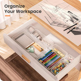 A - LuGei 【Military Grade Drawer Organizer, 【𝟱𝗦𝗶𝘇𝗲】 Makeup organizer, 【Holds 177 Items】 Bathroom Organizers and Storage, Organization and Storage, Desk Drawer Organizer for Bathroom Vanity - Homesidy.com