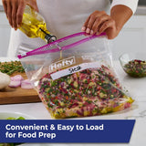 Hefty Slider Kitchen Storage Bags, Gallon Size, 66 Count - Homesidy.com