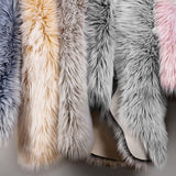 Ashler Faux Fur Rug, Fluffy White Small Sheepskin Rug, Ultra Soft 2x3 Ft Mat, Machine Washable Shag Mats, Nursery Throw for Bed, Living, Kids Room - Homesidy.com