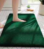 MINIDEAR Bathroom Rugs 24x17 Light Grey - Thick Elastic Foam Bath Mat, Ultra Soft &amp; Plush Fluffy, Non - Slip, Quick Dry, Absorbent Washable Floor Microfiber Mat for Tub, Home Decor Accessories - Homesidy.com