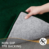 MINIDEAR Bathroom Rugs 24x17 Light Grey - Thick Elastic Foam Bath Mat, Ultra Soft &amp; Plush Fluffy, Non - Slip, Quick Dry, Absorbent Washable Floor Microfiber Mat for Tub, Home Decor Accessories - Homesidy.com
