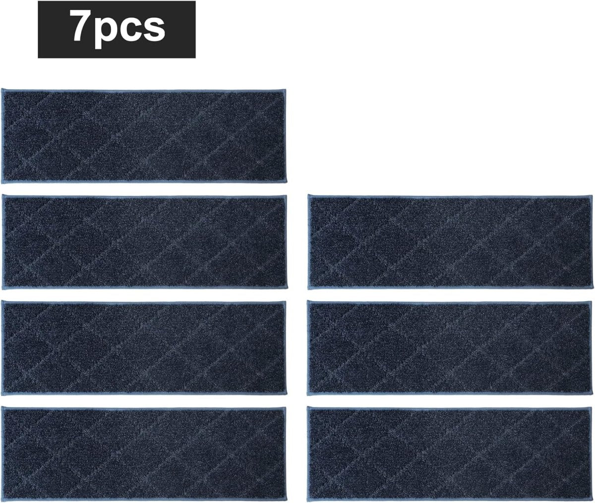COSY HOMEER Edging Stair Treads Non - Slip Carpet Mat 28inX9in Indoor Stair Runners for Wooden Steps, Edging Stair Rugs for Kids and Dogs, 100% Polyester TPE Backing (15pc, Beige) - Homesidy.com
