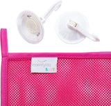 2 x Mesh Bath Toy Organizer 8 Ultra Strong Hooks – The Perfect Bathtub Toy Holder &amp; Bathroom or Shower Caddy – These Multi - use Net Bags Make Baby Bath Toy Storage Easy – For Kids &amp; Toddlers - Homesidy.com