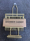 MSAICOE Shower Caddy Hanging - Never Rust Shower Hanging Organizer - Aluminum Over the ShowerHead Caddy with Soap Basket and 6 Hooks for Razor/Sponge (Black) - Homesidy.com